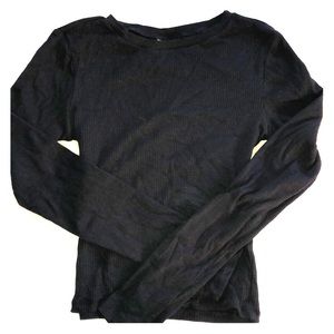 H & M Basic Black Long-sleeve